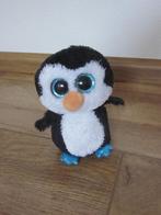 TySilk Waddles zacht pluche pinguïn met blauwe glitter ogen, Ophalen of Verzenden, Nieuw, Eend