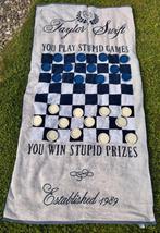 Nieuwe & sealed Taylor Swift Checker Game Towel, Ophalen of Verzenden, Zo goed als nieuw, Wit, Overige typen