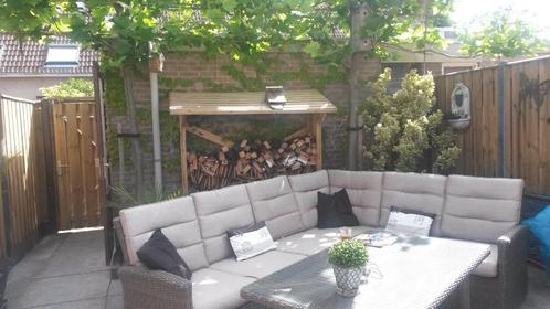 Kussens Hartman loungebank Intratuin, Tuin en Terras, Tuinsets en Loungesets, Gebruikt, Kunststof, 5 zitplaatsen, Bank, Ophalen