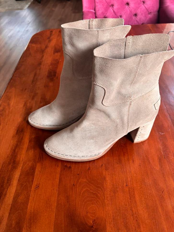 Laarsjes van Shabbies, maat 42, Kleding | Dames, Schoenen, Zo goed als nieuw, Lage of Enkellaarzen, Overige kleuren, Ophalen of Verzenden