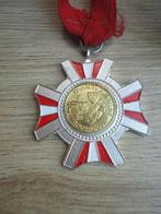 Carnavalsembleem, insigne Kielegat Gilde De Troubadour 1984, Carnaval, Kielegat, Overige maten, Ophalen of Verzenden