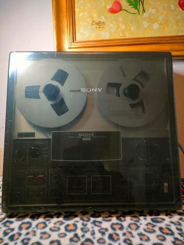 Sony TC-366 bandrecorder met stofkap en nieuwe snaren