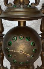 Modernisme bronzen Pendule, Antiek en Kunst, Antiek | Klokken, Ophalen of Verzenden