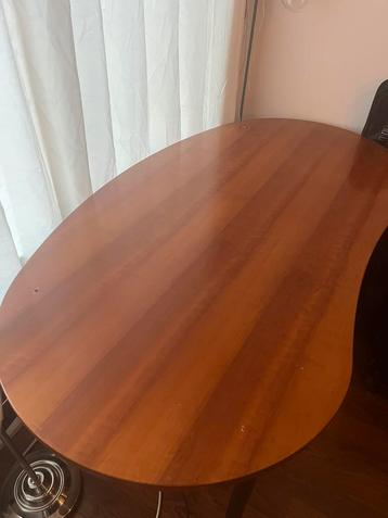 Bruine houten Bureauplank