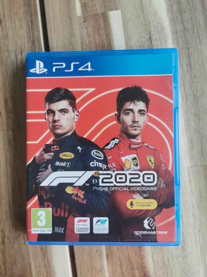 F1 2020 PS4 - Racegame voor de PlayStation 4, Spelcomputers en Games, Spelcomputers | Sony PlayStation 4, Zo goed als nieuw, Zonder controller