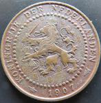 CENT 1907, Verzenden, Koningin Wilhelmina, 1 cent, Losse munt