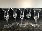 5 vintage Lucas Bols Borrelglaasjes, Antiek en Kunst, Antiek | Glas en Kristal, Ophalen of Verzenden