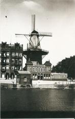Amsterdam foto molen De Gooijer ca. 1935 afdruk ca. 1975, Ophalen of Verzenden, 1960 tot 1980, Ongelopen, Noord-Holland
