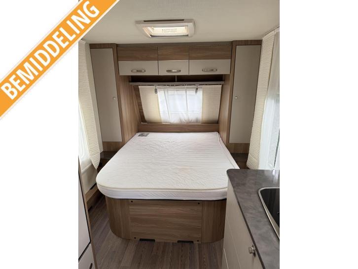 Bürstner Premio 490 TS Qweens bed + mover, Caravans en Kamperen, Caravans, Bedrijf, tot en met 4, Standaardzit, Bürstner, Overige typen
