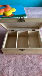 Houten theekistje, Ophalen of Verzenden, Zo goed als nieuw