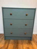 Groen laden kastje, Huis en Inrichting, Kasten | Ladekasten, Ophalen, 50 tot 100 cm, Zo goed als nieuw, 3 of 4 laden