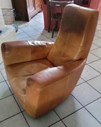 Gérard van den Berg Leren Fauteuil, Huis en Inrichting, Ophalen, Gebruikt, Vintage, 75 tot 100 cm