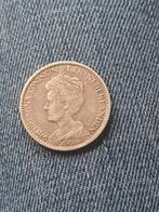 Zilveren 1 Gulden 1916 Wilhelmina, Postzegels en Munten, Munten | Nederland, 1 gulden, Zilver, Ophalen of Verzenden, Koningin Wilhelmina