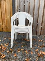 Gratis Witte Kuipstoelen, Huis en Inrichting, Ophalen, Kunststof, Gebruikt, Wit