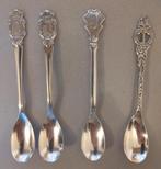 Verzilverde lepeltjes met letter D J N T, Antiek en Kunst, Antiek | Bestek, Ophalen of Verzenden