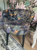 Fauteuil print, Huis en Inrichting, Fauteuils, Ophalen of Verzenden, Zo goed als nieuw, 50 tot 75 cm
