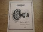 Chopin walzer - piano, Muziek en Instrumenten, Bladmuziek, Gebruikt, Klassiek, Ophalen of Verzenden, Artiest of Componist