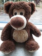 Bruine velours beer BIG NOSE BUDDIES meet zittend ca 28 cm, Ophalen of Verzenden, Zo goed als nieuw, Beer