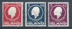B939 - Scandinavië - Ijsland - MiNr 349-351 (gestempeld), Verzenden, IJsland, Gestempeld