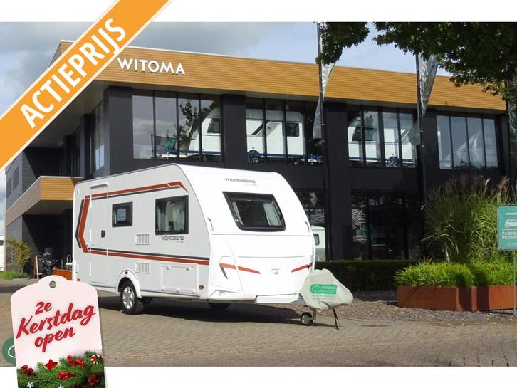 Weinsberg CaraOne Edition HOT 420 QD 2e kerstdag geopend!, Caravans en Kamperen, Caravans, Bedrijf, tot en met 4, 750 - 1000 kg