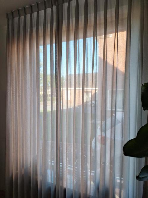 Vitrage voor 6 ramen, Huis en Inrichting, Stoffering | Gordijnen en Lamellen, Zo goed als nieuw, 200 cm of meer, 200 cm of meer