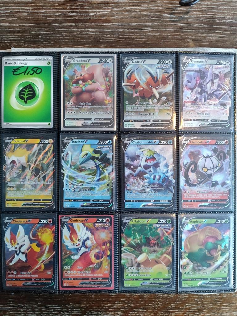 Fusion Strike Pokémon Kaarten, Ophalen of Verzenden, Gebruikt, Losse kaart, Foil