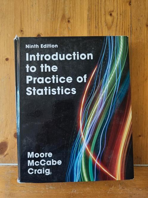 Studieboek introduction to the practice of statistics, Boeken, Studieboeken en Cursussen, Zo goed als nieuw, WO, Beta, Ophalen of Verzenden