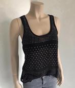 Cool cat met studs top maat S, Kleding | Dames, Tops, Verzenden, Zwart, Zo goed als nieuw, Cool cat
