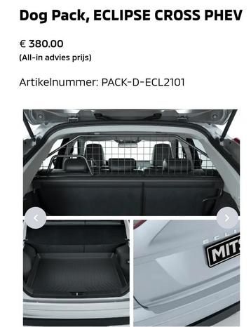Bagagerek/hondenrek Origineel👌Mitsubishi Part Eclipse Cross beschikbaar voor biedingen