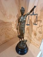 Vrouwe Justitia  in bronz, Antiek en Kunst, Ophalen of Verzenden