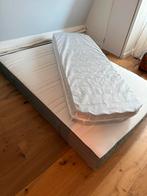Ikea Espevar boxspring 140x200 met matras - grijs, Huis en Inrichting, Ophalen, Tweepersoons, 140 cm, Zo goed als nieuw