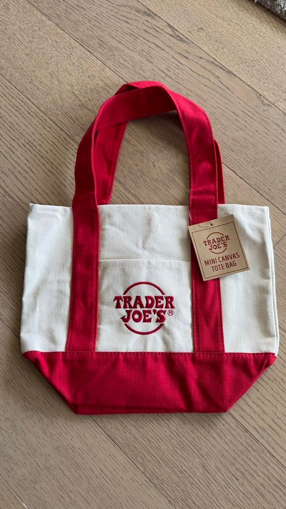 Nieuw: Trader Joe’s mini tote bag rood, Ophalen of Verzenden, Nieuw, Rood, Shopper