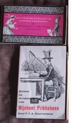 5 uitgaves mijnheer Prikkebeen door Rudolphe Topffer ., Eén stripboek, Ophalen of Verzenden, Gelezen