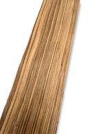 Zebrano fineer | 10 vellen | 93x18 cm, -, -, Nieuw, -