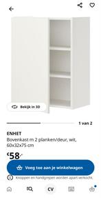 IKEA ENHET Bovenkast 60cm, Ophalen, Overige materialen, Met deur(en), 50 tot 100 cm