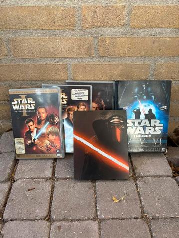 Star Wars DVD collectie, Episodes I t/m VI + bonus steelbook beschikbaar voor biedingen