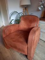 mooie comfortabele fauteuil in alcantara, Huis en Inrichting, Fauteuils, Gebruikt, 75 tot 100 cm, 50 tot 75 cm, Ophalen