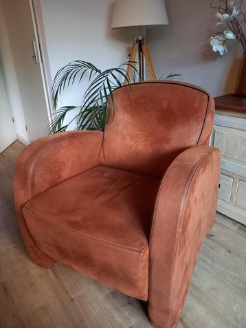 mooie comfortabele fauteuil in alcantara beschikbaar voor biedingen