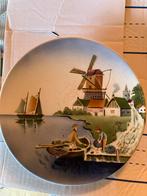 Vintage Decoratieve Wandbord Hollandse Molen, Antiek en Kunst, Antiek | Wandborden en Tegels, Ophalen of Verzenden