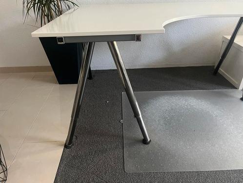 2 stuks Hoekbureau IKEA Galant 160x120, Huis en Inrichting, Bureaus, Gebruikt, Bureau, Ophalen