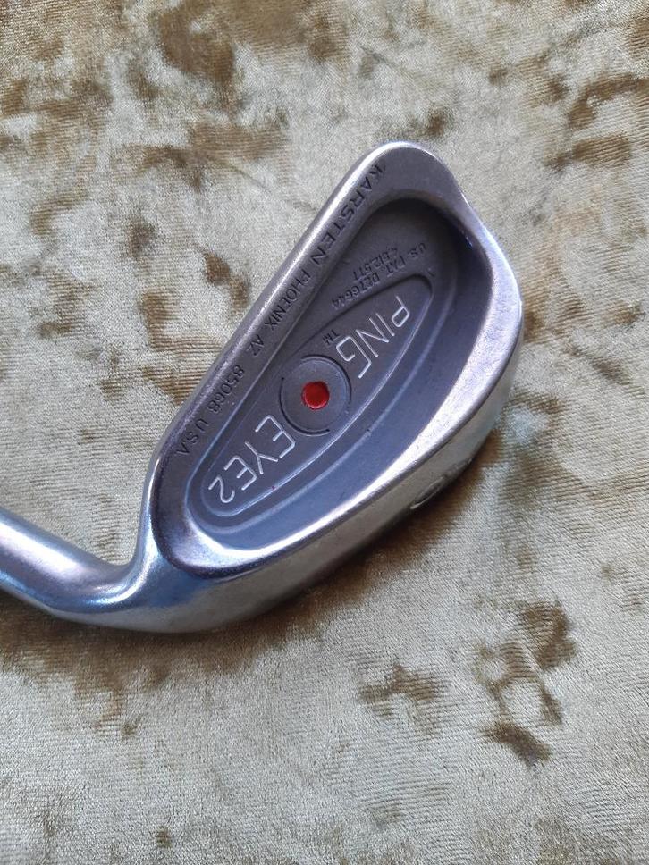 IJzer 9 Ping Eye 2 red dot, & Ping ISI.K nr 5 Karsten USA, Sport en Fitness, Golf, Gebruikt, Set, Ping, Ophalen of Verzenden