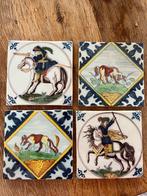 Antieke tegels Tichelaar Makkum, Antiek en Kunst, Antiek | Wandborden en Tegels, Ophalen of Verzenden