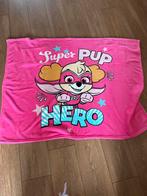 Fleece deken paw patrol sky, Jongetje of Meisje, Ophalen of Verzenden, Roze, Deken of Dekbed