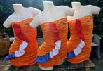 Koningsdag poppen en oranje jurkjes met NL vlag, Kleding | Dames, Jurken, Oranje, Maat 38/40 (M), Zo goed als nieuw, Ophalen