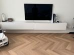 Moderne witte tv-meubel, Ophalen, Kunststof, Zo goed als nieuw, 200 cm of meer