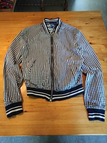 Dolce& Gabanna sportief reversible blauw katoenen jasje mt M beschikbaar voor biedingen