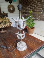 Hoefijzer metalen lamp., Huis en Inrichting, Lampen | Tafellampen, Ophalen of Verzenden, Gebruikt, Metaal, Minder dan 50 cm