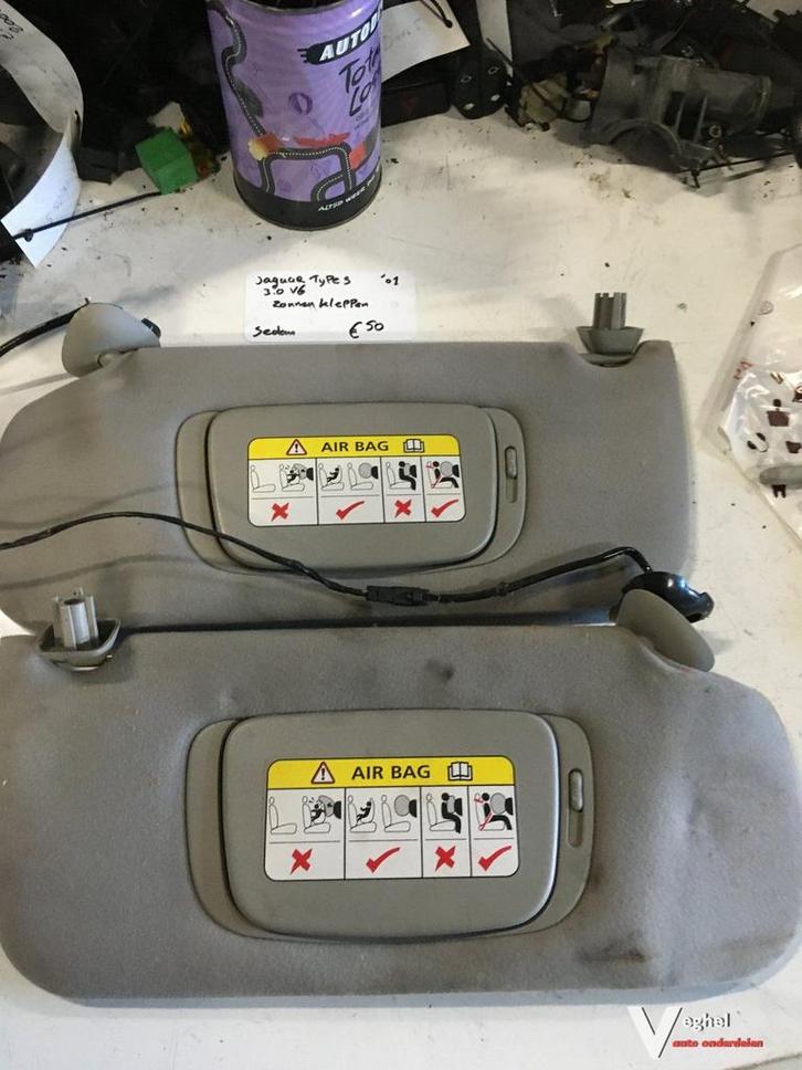 Jaguar type 3     2001    Zonnekleppen set, Auto-onderdelen, Interieur en Bekleding, Gebruikt, Ophalen of Verzenden