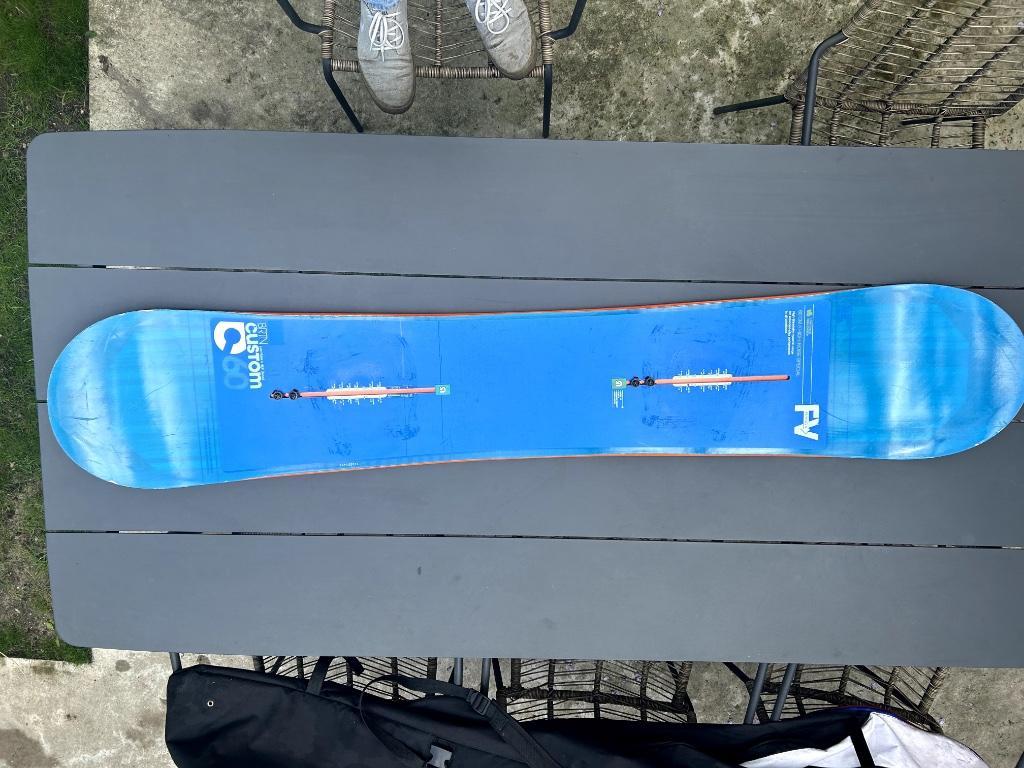 ≥ Burton Custom Flying V + Burton Malavita bindingen