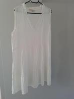 Linnen zomerjurkje te koop, Ophalen of Verzenden, Zo goed als nieuw, Maat 46/48 (XL) of groter, Wit